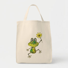 Niedlicher Frosch Tragetasche