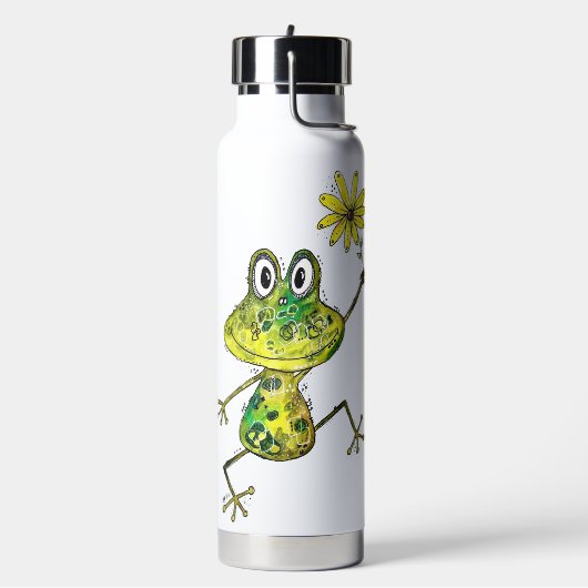 Niedlicher Frosch Trinkflasche (Links)