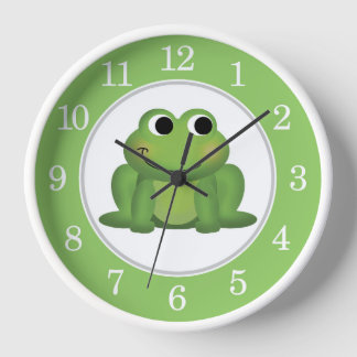 Niedlicher Frosch Uhr