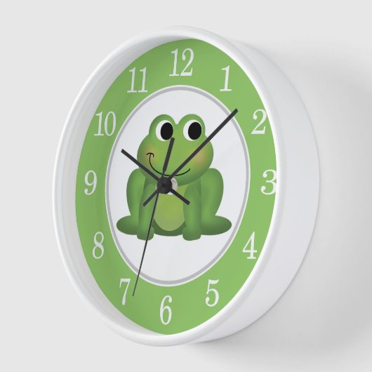 Niedlicher Frosch Uhr (Winkel)