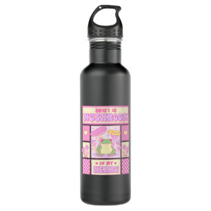 Niedlicher Frosch und Pilz - Funny Romantic Edelstahlflasche