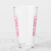 Niedlicher Frosch und Pilz - Funny Romantic Glas (Links)