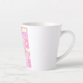 Niedlicher Frosch und Pilz - Funny Romantic Milchtasse (Rechts)