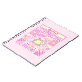 Niedlicher Frosch und Pilz - Funny Romantic Notizblock (Linke Seite)