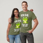 Niedlicher Frosch verlässt sich voll und ganz auf  T-Shirt (Unisex)