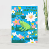 NIEDLICHER Frosch - Walliser Whimsikkühl Karte (Vorderseite)