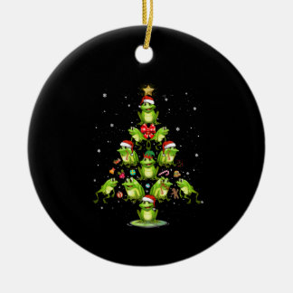 Niedlicher Frosch Weihnachtsbaum Dekor Weihnachtsb Keramik Ornament