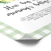 Niedlicher Frosch - wie groß ist das Bauchspiel de Poster (Ecke)