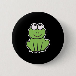 niedlicher Froschfrosch Button