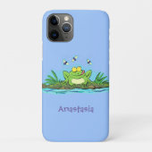 Niedlicher Froschfrosch Cartoon Case-Mate iPhone Hülle (Rückseite)