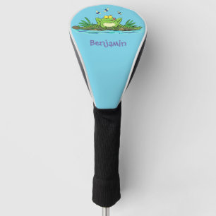 Niedlicher Froschfrosch Cartoon Golf Headcover