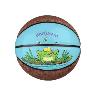 Niedlicher Froschfrosch Cartoon Mini Basketball