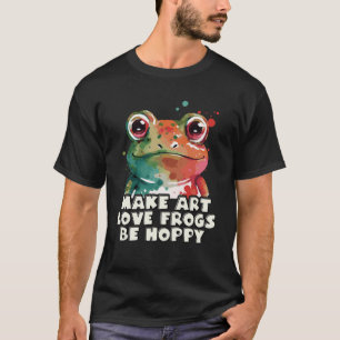 Niedlicher Froschglückspuls T-Shirt