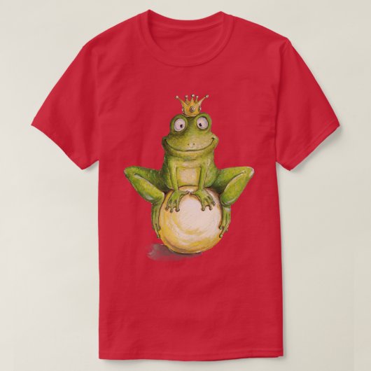 niedlicher Froschkern, weibliche Herren T-Shirt (Design vorne)