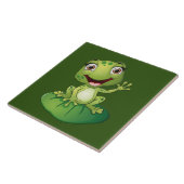 niedlicher Froschliebling Fliese (Seite)
