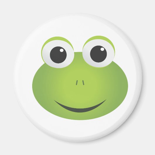 Niedlicher Froschmagnet für grünen Cartoon Magnet (Vorne)