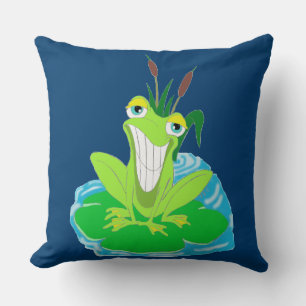 Niedlicher Froschplatz Kissen