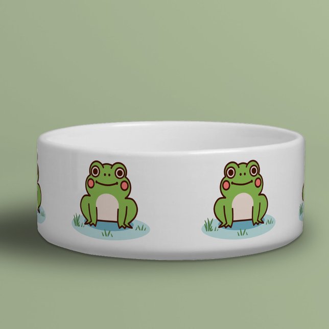 Niedlicher Froschsteg Napf (Cute Frog Pet Bowl)