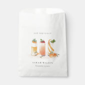 Niedlicher Fruchtcocktail Orange Blush Jegliche Ja Geschenktütchen (Vorderseite)