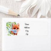 Niedlicher Fuchs, der Waldtiere zeichne, Waldfreun (Insitu)