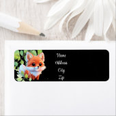 Niedlicher Fuchs, der Waldtiere zeichne, Waldfreun (Insitu)