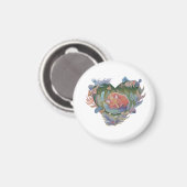 Niedlicher Fuchs des Earth Day Magnet (Vorderseite/Rückseite)