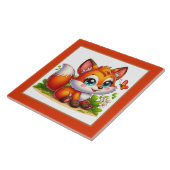 Niedlicher Fuchs Fliese (Seite)