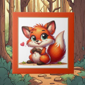Niedlicher Fuchs Fliese