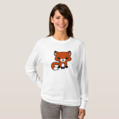 Niedlicher Fuchs Hoodie T-Shirt (Vorne ganz)