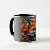 Niedlicher Fuchs-Kaffeebecher – Waldtier-Geschenk Tasse (Vorderseite Links)