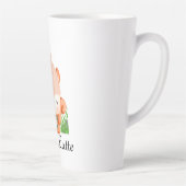 Niedlicher Fuchs mit erdgeschliffenen Blume und La Milchtasse (Rechts)