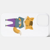 Niedlicher Fuchs mit Tasse Tee Case-Mate iPhone Hülle (Rückseite (Horizontal))