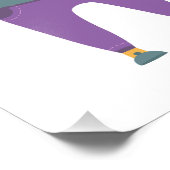 Niedlicher Fuchs mit Tasse Tee Fotodruck (Ecke)