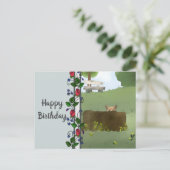 niedlicher Fuchs Postkarte (Stehend Vorderseite)