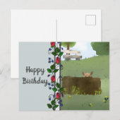 niedlicher Fuchs Postkarte (Vorne/Hinten)