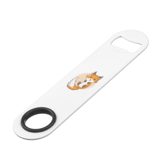 niedlicher Fuchs Speed Flaschenöffner (Vorderseite Schrägansicht)
