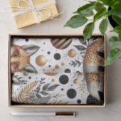 Niedlicher Fuchs und Punkte Nahtlos Seidenpapier (Geschenk)