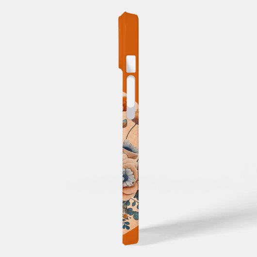 niedlicher Fuchs und Tierfreunde mit Monogramm Case-Mate iPhone Hülle (Rückseite / Links)