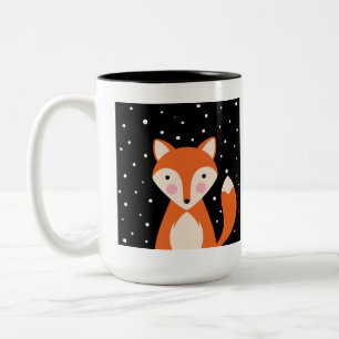 Niedlicher Fuchs Zweifarbige Tasse