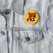 Niedlicher Fuchsknopf Button (Beispiel)