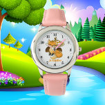 niedlicher Fuchstierpilz Armbanduhr<br><div class="desc">niedlicher Fuchstierliebhaber Pilz beobachten</div>