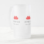 Niedlicher Fun DATE NIGHT IDEAS Anleitungen mit Ih Mattglas Bierglas (Vorderseite Links)