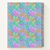 Niedlicher Funkelender Unicorn glaubt an magisches Notizblock (Rückseite)