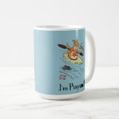 Niedlicher Funny Blue Pregnancy Ankündigung Onkel Kaffeetasse (VorderseiteRechts)