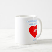 Niedlicher Funny Cardiologe Gift Tasse (VorderseiteRechts)