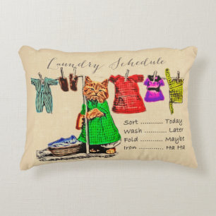 Niedlicher Funny Cat Pet Animal Lover Wäschestände Dekokissen