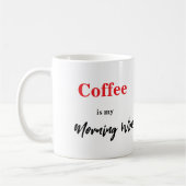 Niedlicher Funny Coffee Lover Sprichwort Kaffeetasse (Links)