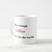 Niedlicher Funny Coffee Lover Sprichwort Kaffeetasse (Vorderseite Links)