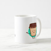 Niedlicher Funny Coffee Lover Sprichwort Kaffeetasse (VorderseiteRechts)