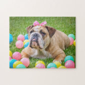Niedlicher Funny English Bulldog Puzzle (Horizontal)